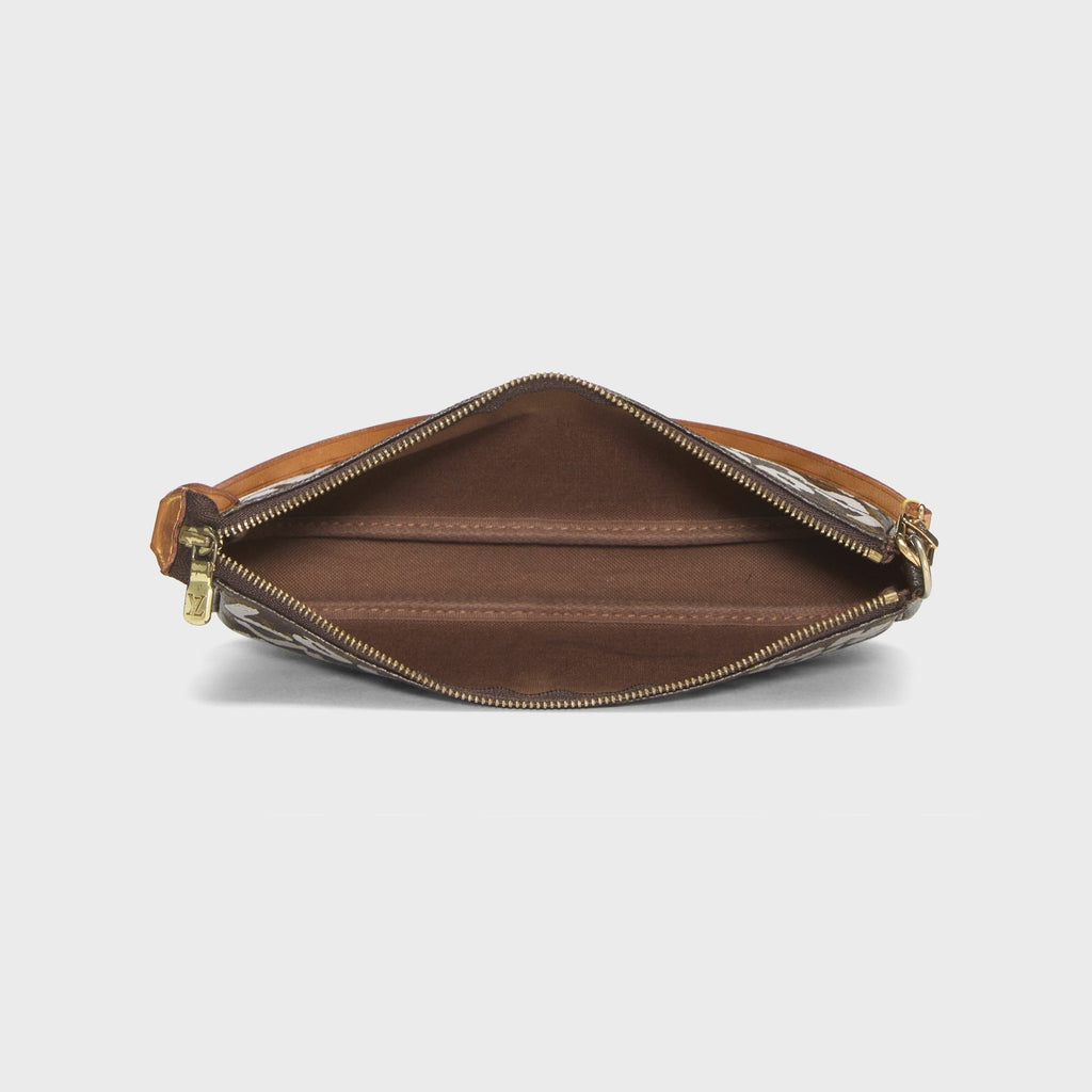 WGACA Louis Vuitton x Stephen Sprouse Orange Monogram Graffiti Pochette Accessoires - Brown