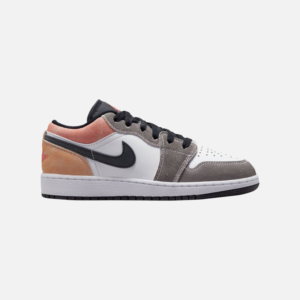 Nike GS Air Jordan 1 Low SE - Black / Sundial Magic / Ember / White