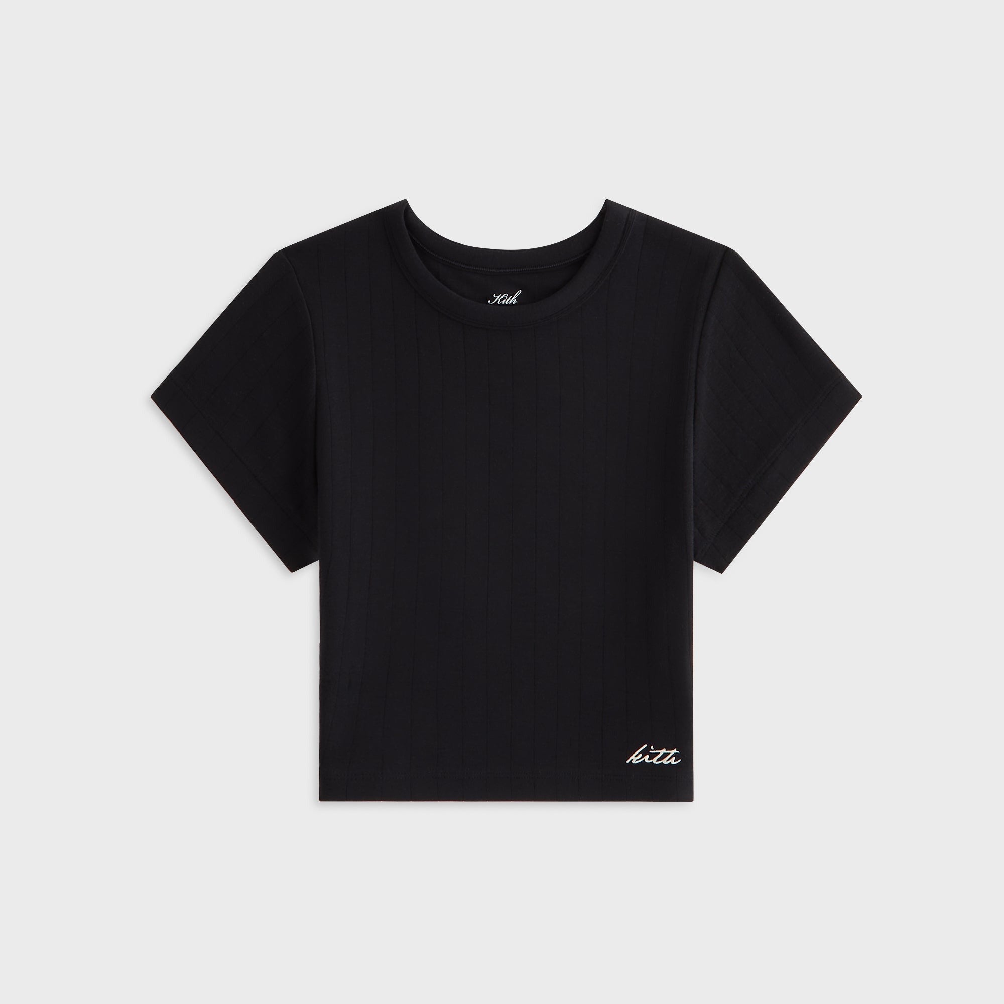 Kith Women Corvin Cap Sleeve Tee - Black