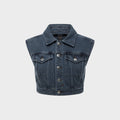 Ksubi Trucker Vest - Mirage Blue