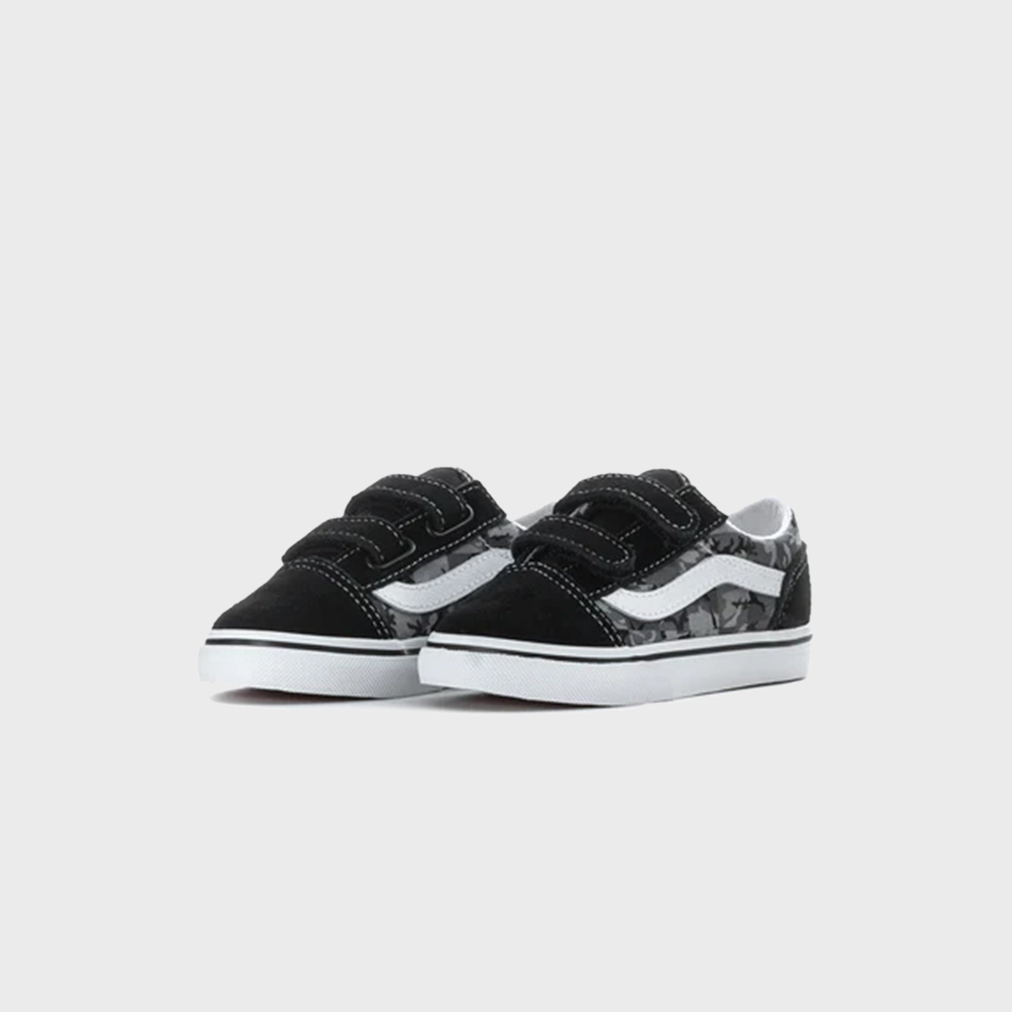 VANS TD Old Skool V - Check Camo Black / Light Grey