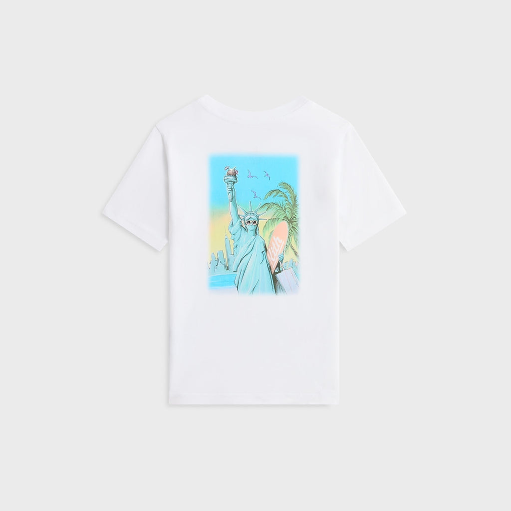 Kith Kids Lady Liberty Vintage Graphic Tee - White