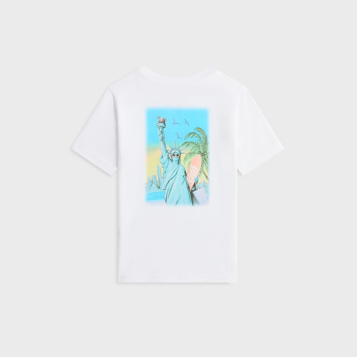 Kith Kids Lady Liberty Vintage Graphic Tee - White