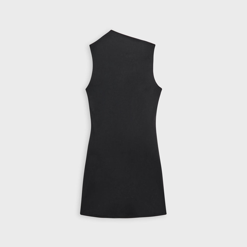 Kith Women Delphi Draped Sueded Mini Dress - Black
