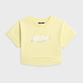 Kith Kids Short Sleeve Nelson Cropped Crewneck - Yellow Haze