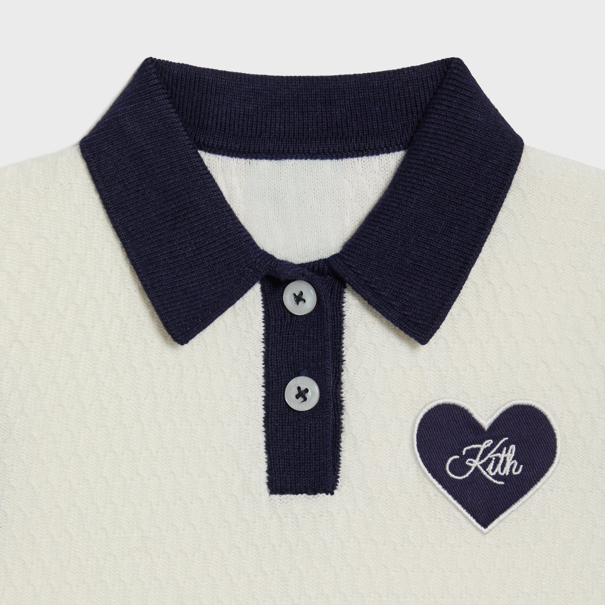 Kith Baby Knit Teagan Short Sleeve Polo Dress - Silk