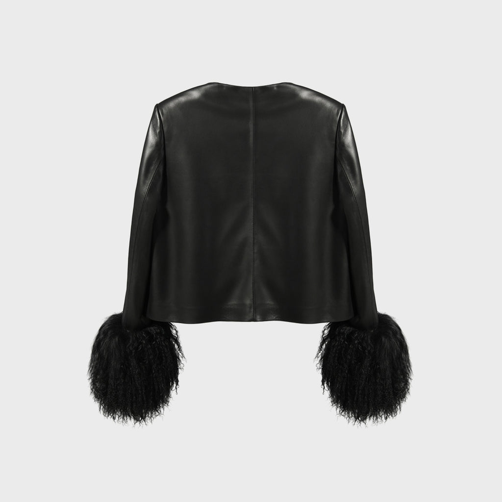 Susanna Chow Frida Leather Jacket - Black