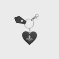 Vivienne Westwood Mirror Heart Orb Keyring - Black