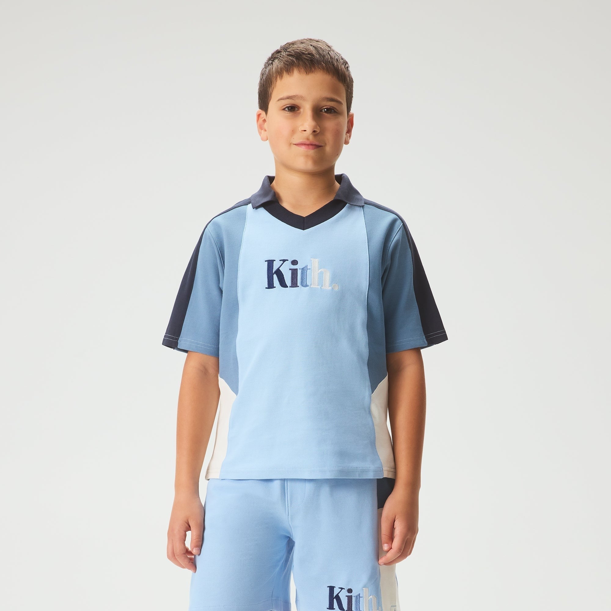 Kith Kids Color-Blocked Trevor Polo - Monet