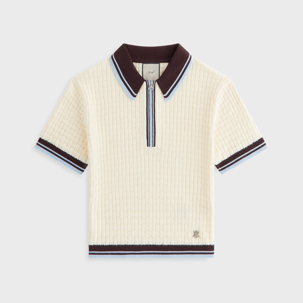 Kith Women Taylen Basketweave Sweater Polo - Nano