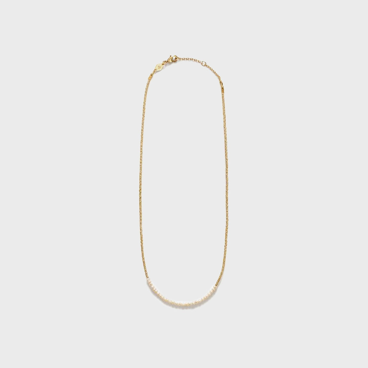 Anni Lu Pearly Necklace - Gold