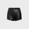 Norma Kamali High Waist Jean Short - Black