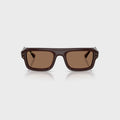 Ray-Ban x A$AP Rocky Flacko Puffer Sunglasses - Transparent Brown Frame / Brown Lens