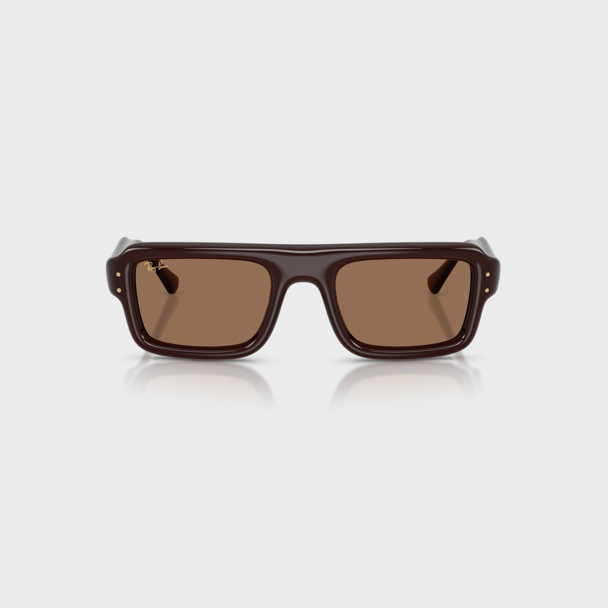 Ray-Ban x A$AP Rocky Flacko Puffer Sunglasses - Transparent Brown Frame / Brown Lens