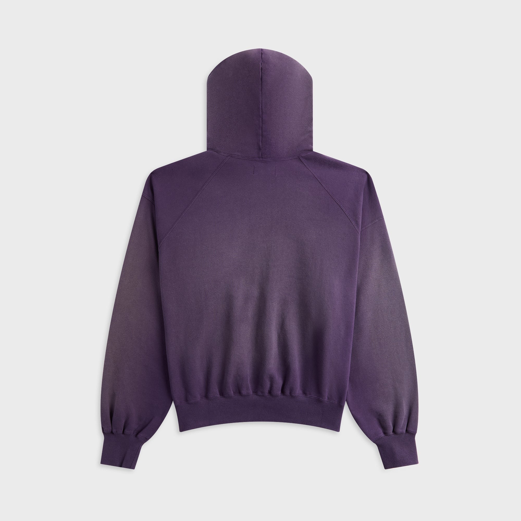 KOZABURO Zenn State Print Faded Hoodie - Purple