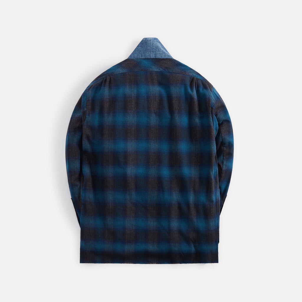 Greg Lauren Plaid Gl1 - Blue