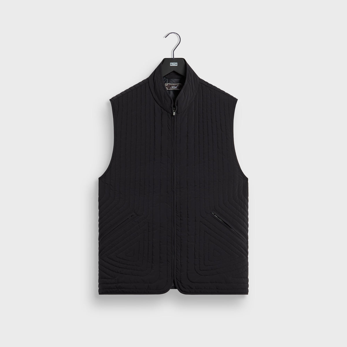 Kith Quilted Nylon Lorenzo Vest - Black
