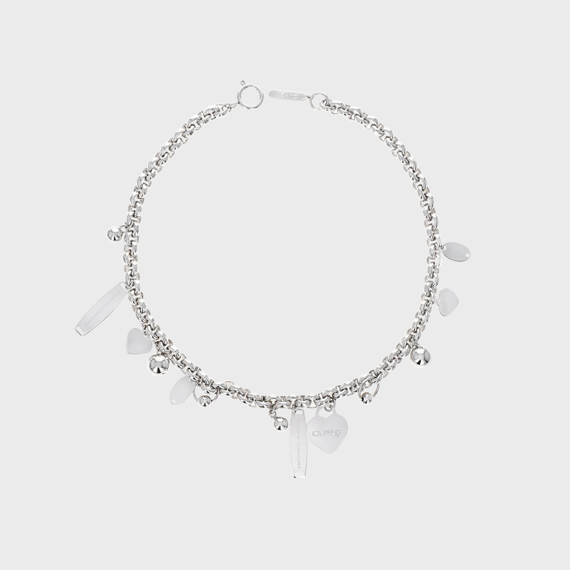 Justine Clenquet Kiki Necklace - Palladium