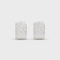 Crystal Haze Exclusive Infinity Hoops Small - Silver / Clear