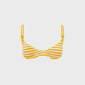 Bond Eye Gracie Balconette Top - Yellow Stripe