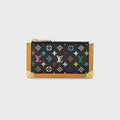 WGACA Louis Vuitton x Takashi Murakami Pochette Cles Coin Wallet - Black / Multi