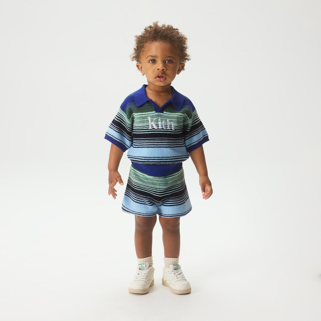 Kith Baby Striped Nelson Tee - Celeste
