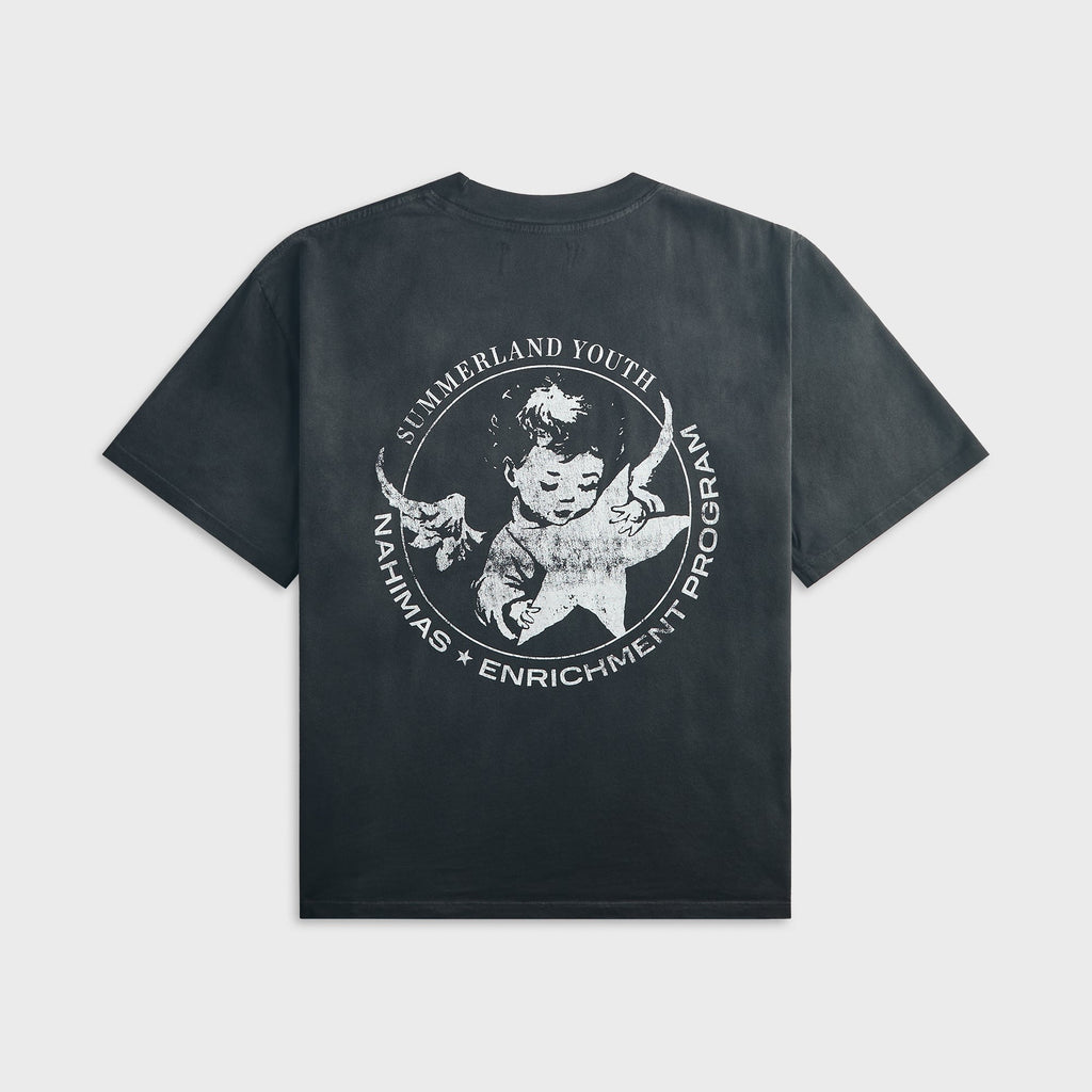 NAHMIAS Youth Enrichment Program Boxy Tee - Aged Black