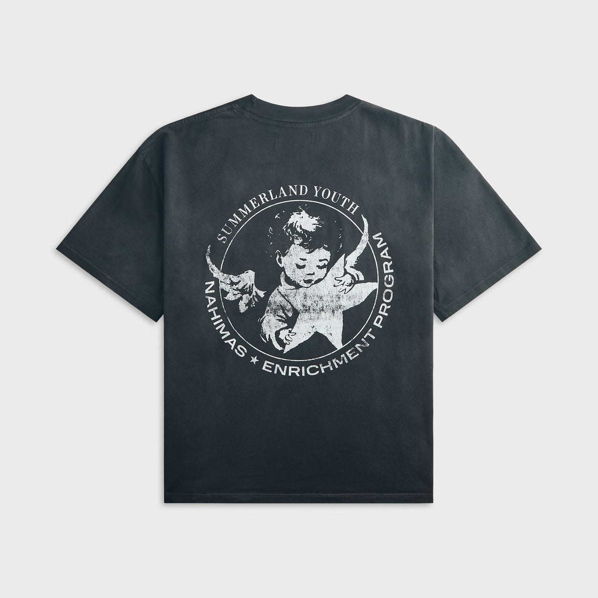 NAHMIAS Youth Enrichment Program Boxy Tee - Aged Black