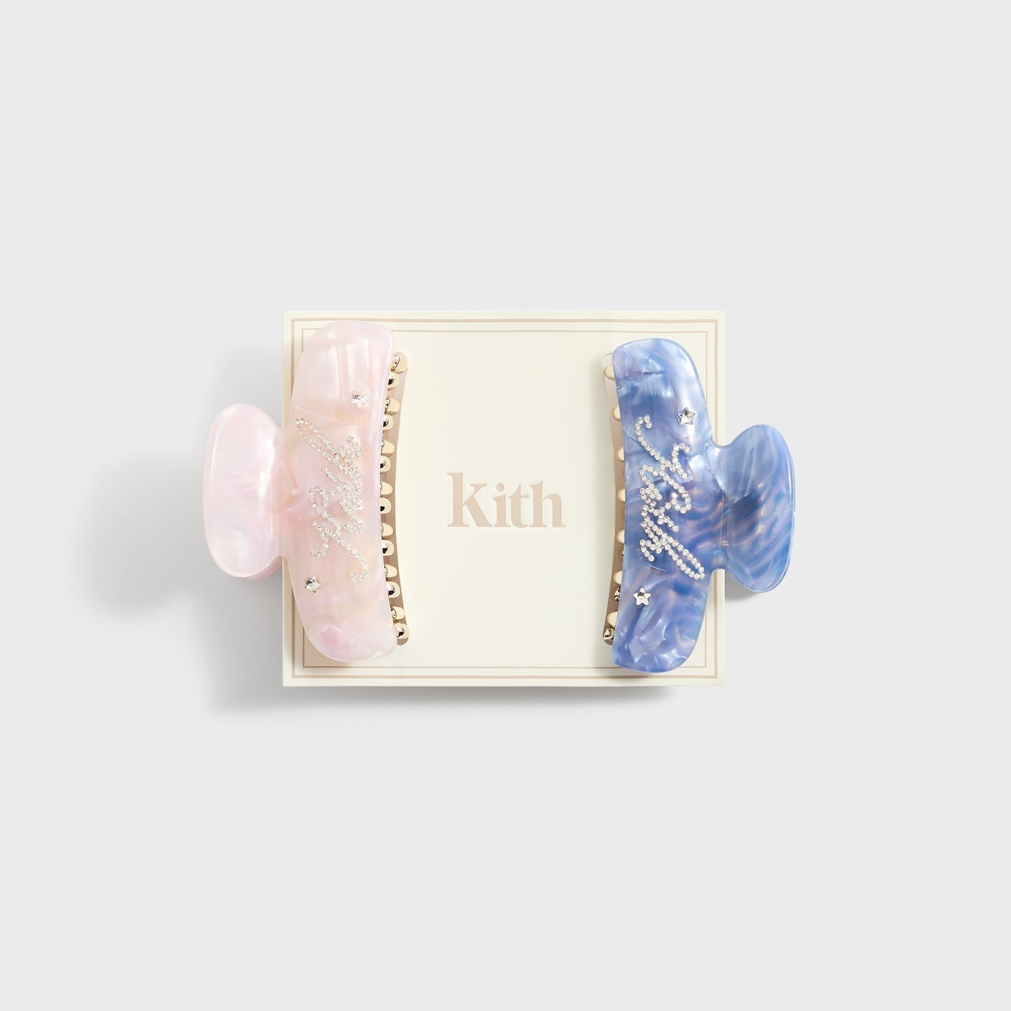 Kith Kids Set of 2 Rhinestone Hair Clips - Multi
