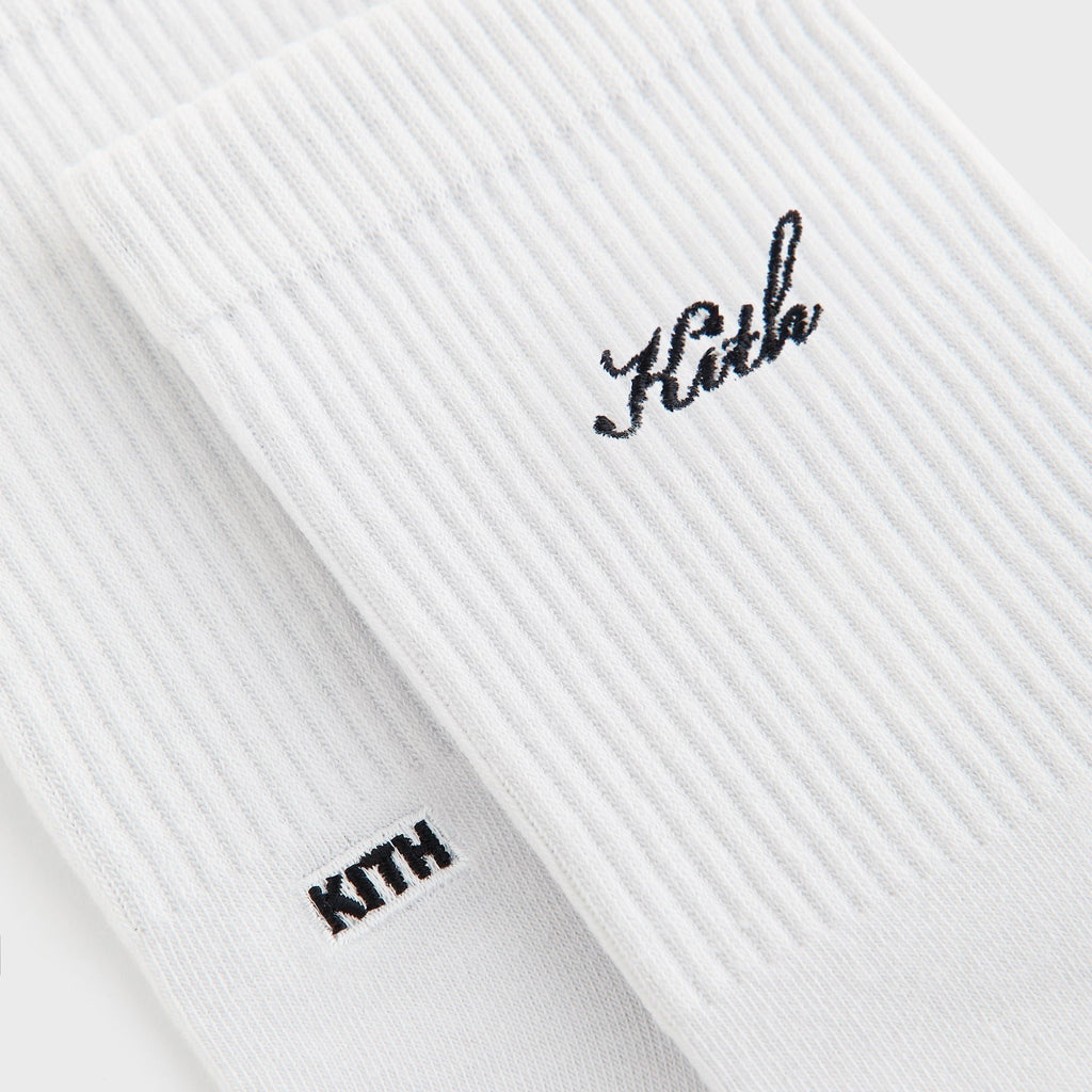 Kith Women 3-Pack Lightweight Cotton Classic Crew Socks - Multi