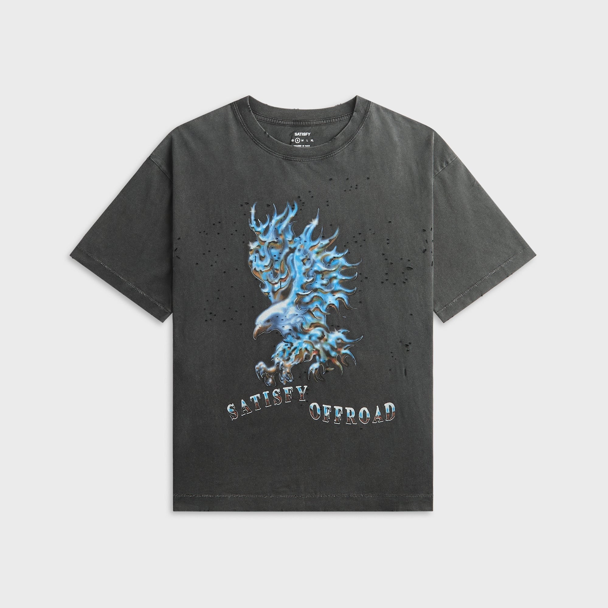 Satisfy MothTechTM Tee - Aged Black