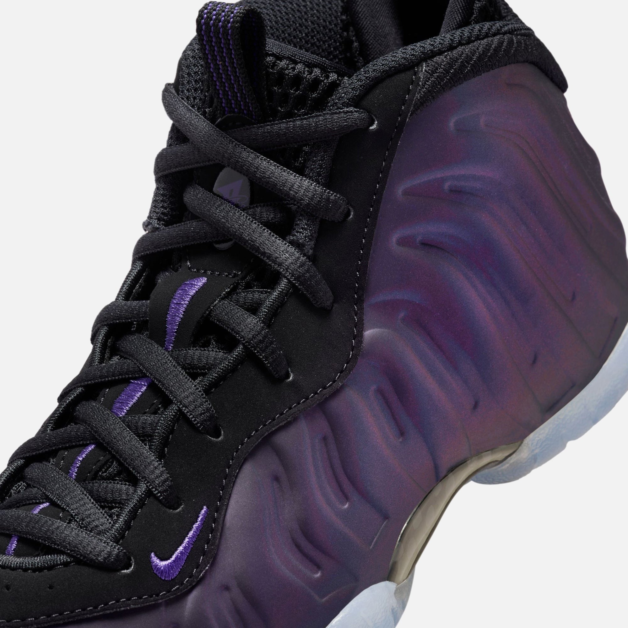 Nike PS Air Foamposite One - Black / Black / Varsity Purple