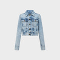 Ksubi Slim Trucker Jacket - Flight Blue