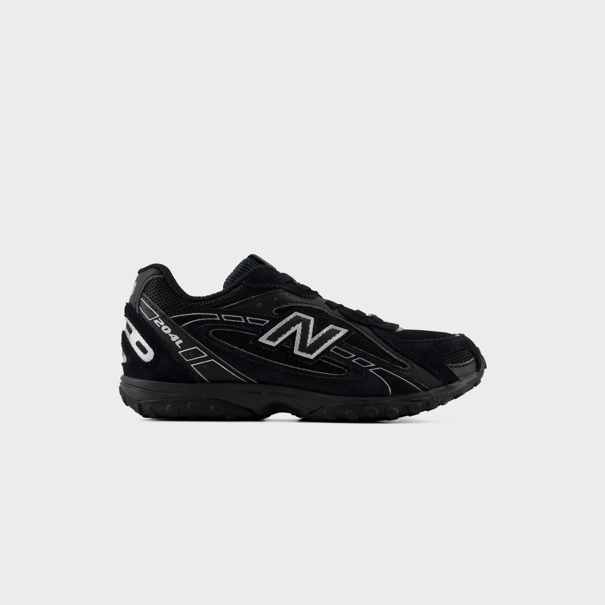 New Balance GS 204L Lace - Black