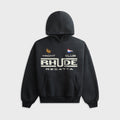 Rhude Regatta Club Hoodie - Vintage Black / White