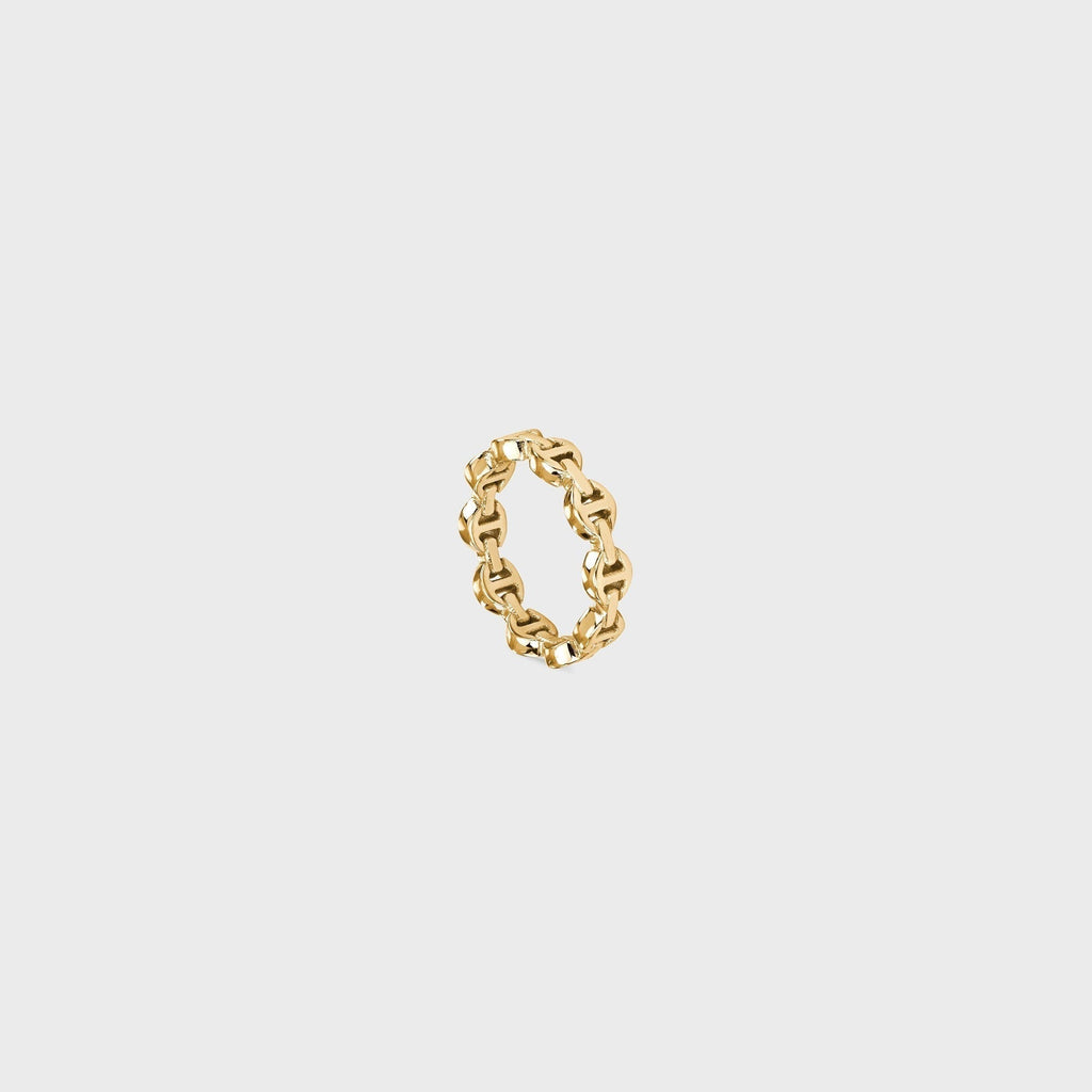 Hoorsenbuhs Micro Dame III Tri-Link Ring - Yellow Gold