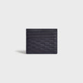 Kith Monogram Tumbled Leather Card Holder - Ink