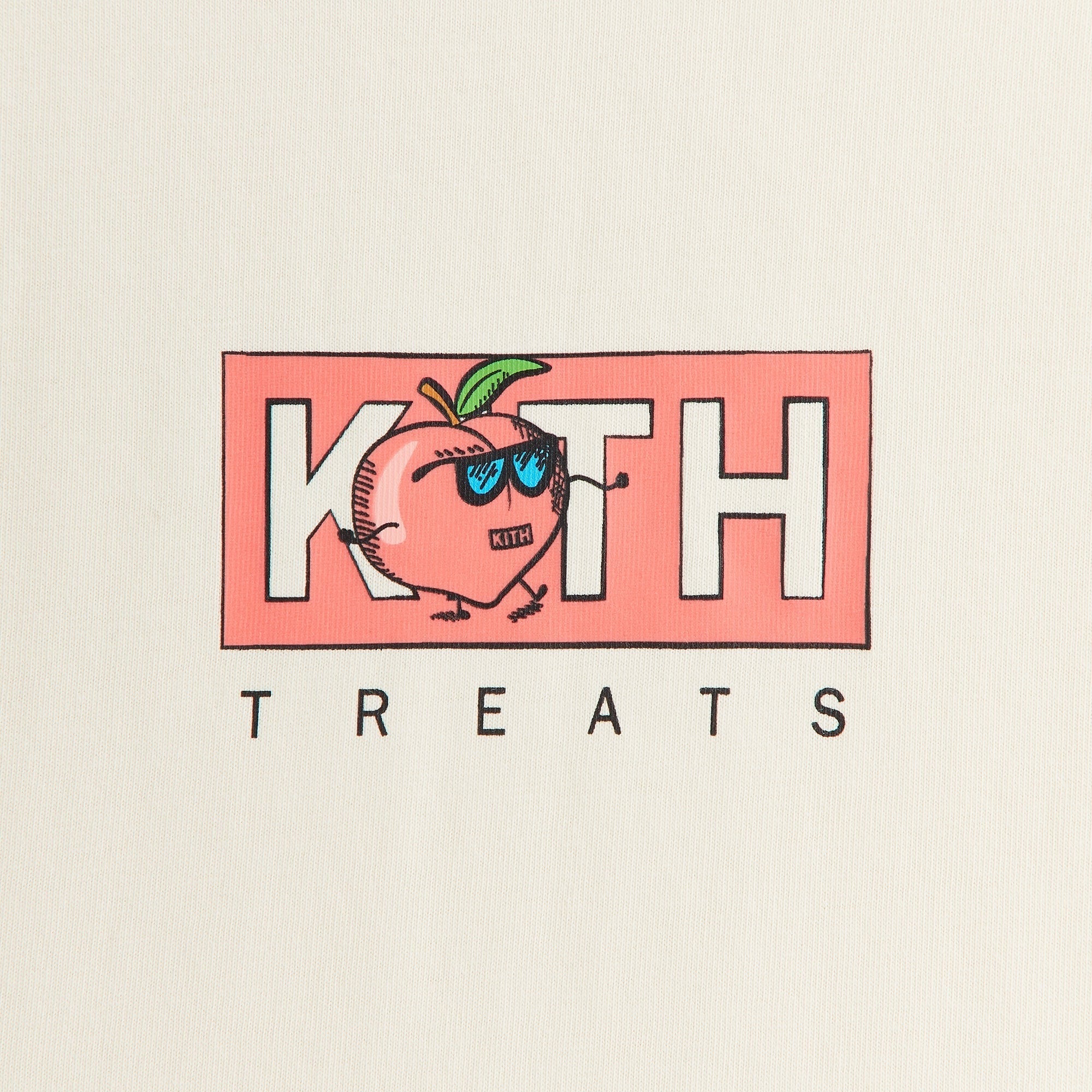 Kith Treats Peach Classic Logo Tee - Sandrift