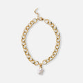 Eliou Laila Necklace with Detachable Pearl Pendant - Gold / Pearl