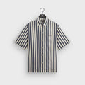 Kith Striped Thompson Camp Collar Shirt - Nocturnal