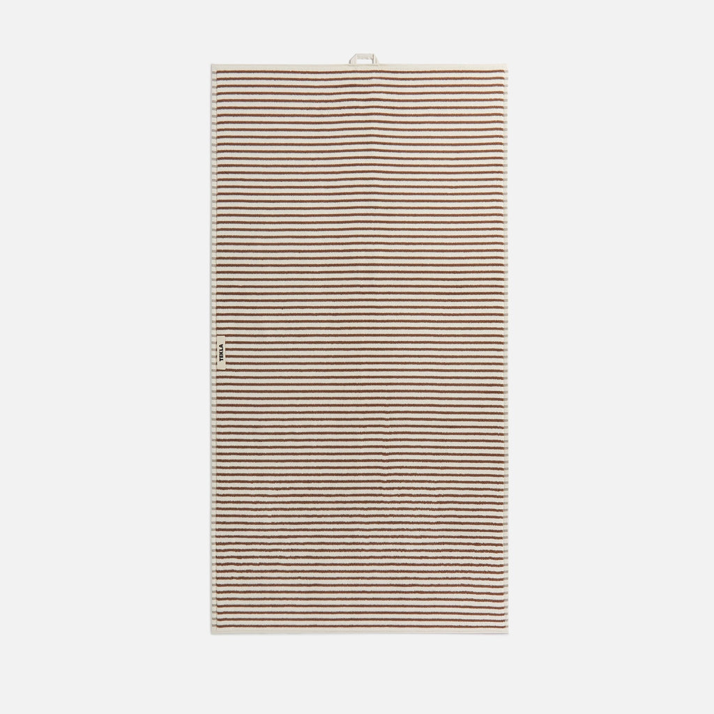 Tekla Bath Towel - Kodiak Stripes