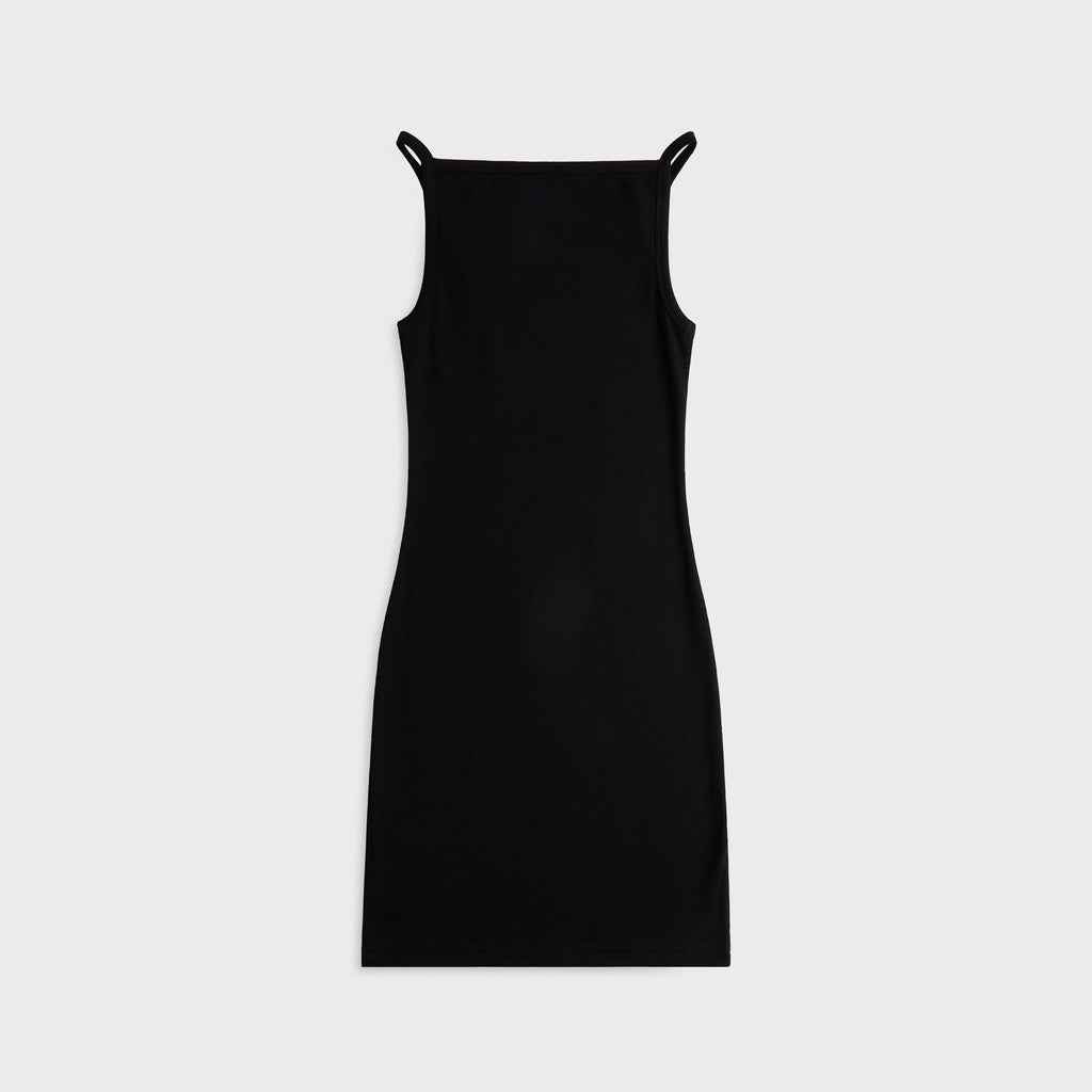 Courrèges 90's Rib Strap Dress - Black