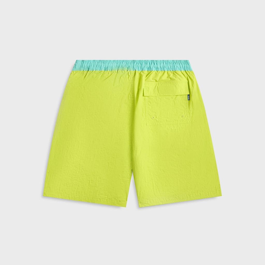 Awake NY Classic Logo Swim Trunk - Lime Green