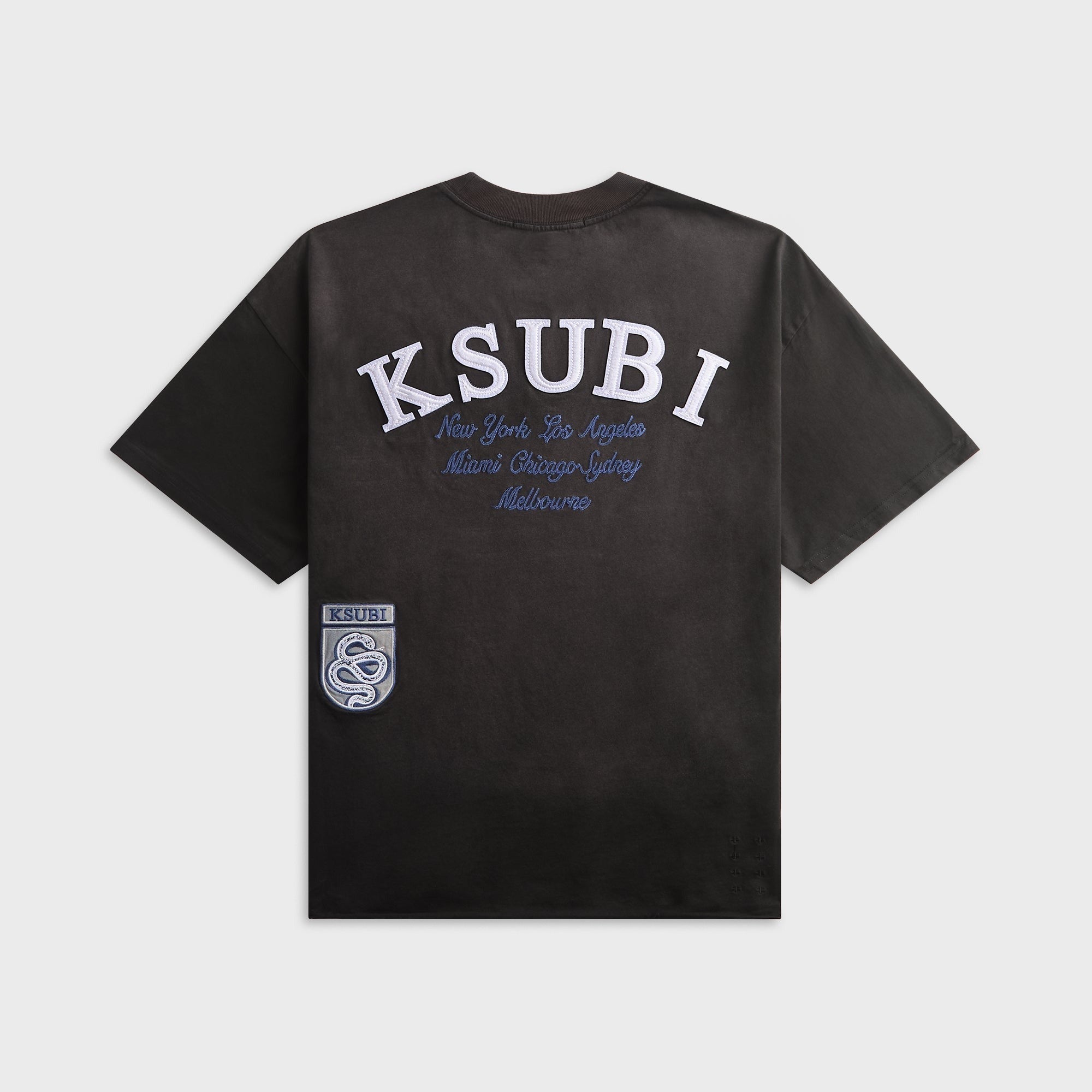 Ksubi Genesis Ekcess Tee - Charcoal Fade