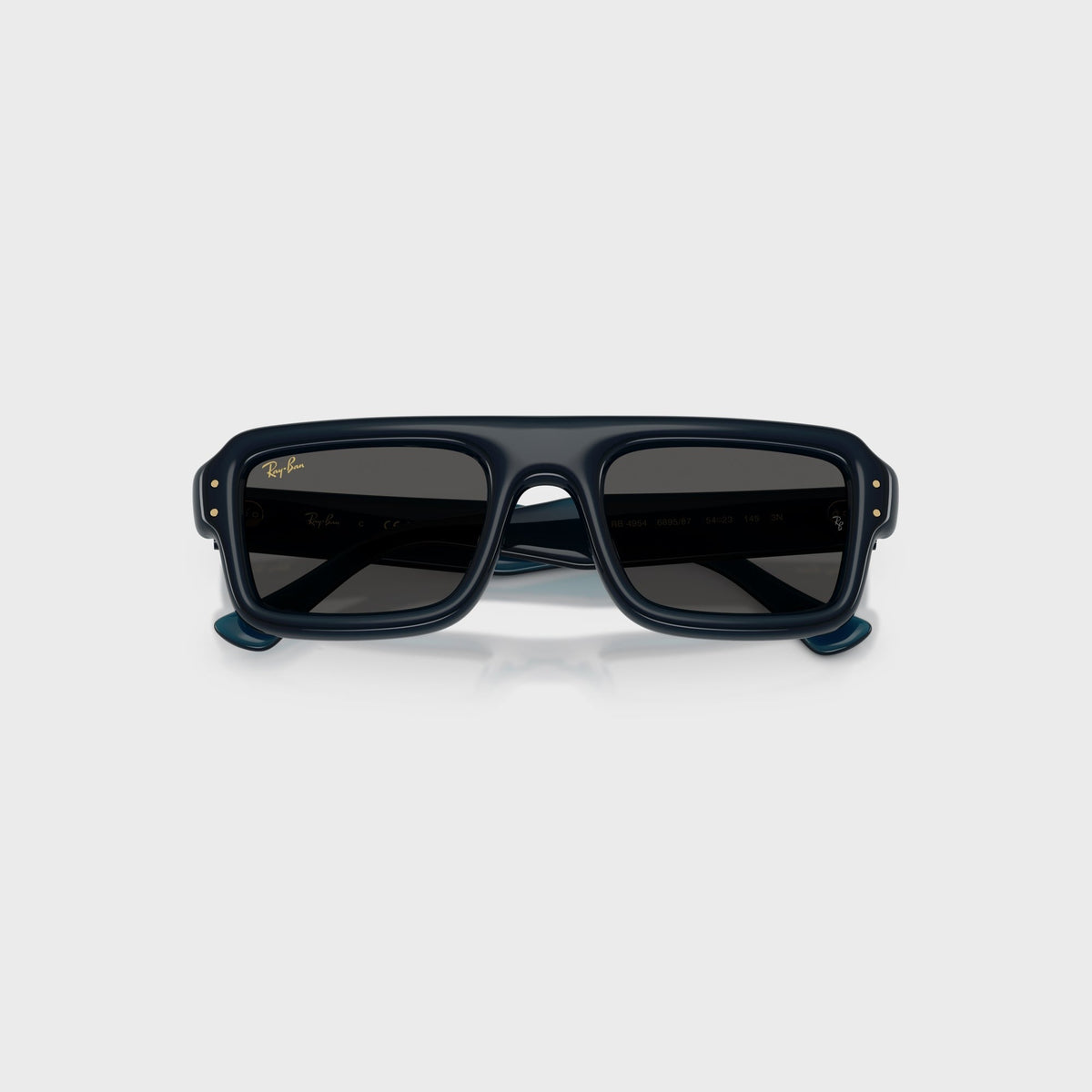 Ray-Ban x A$AP Rocky Flacko Puffer Sunglasses - Transparent Blue Frame / Dark Grey Lens
