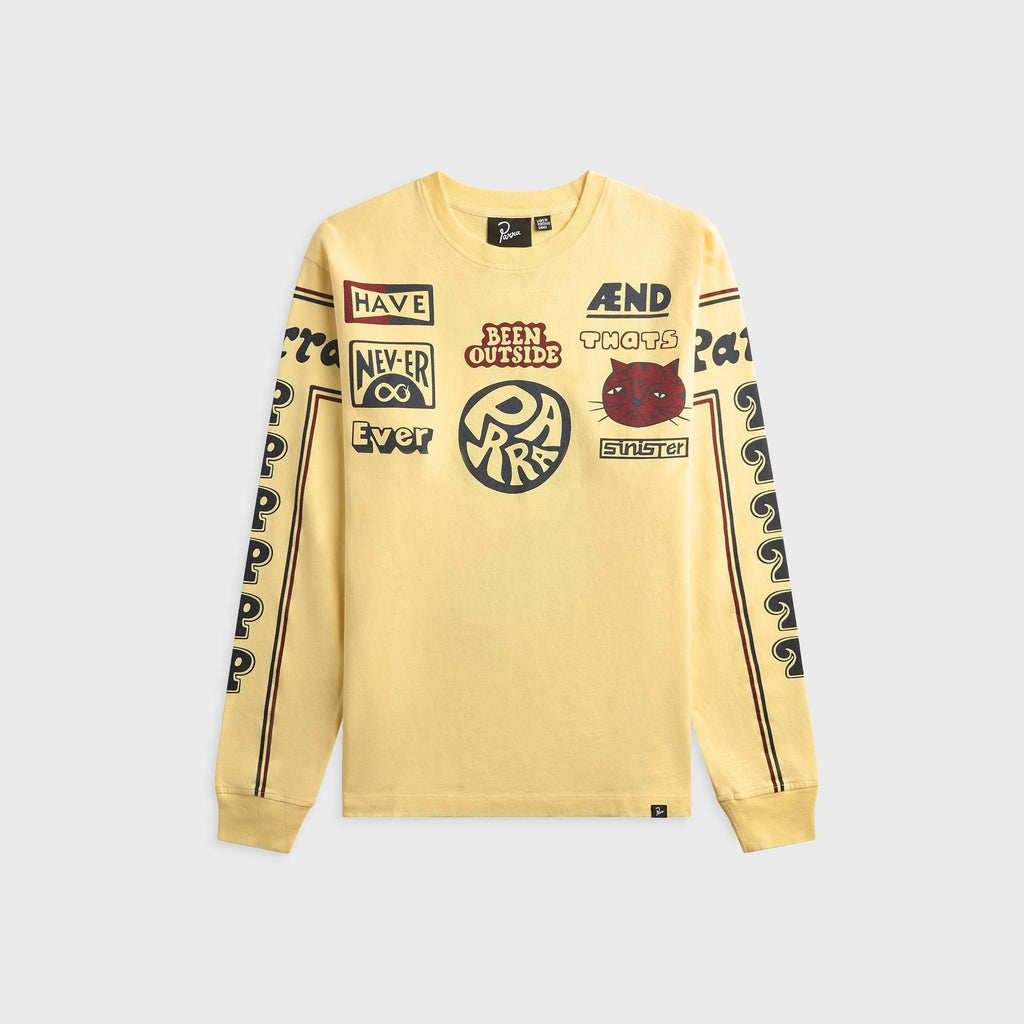 by Parra Never Sinister Long Sleeve Tee - Yellow