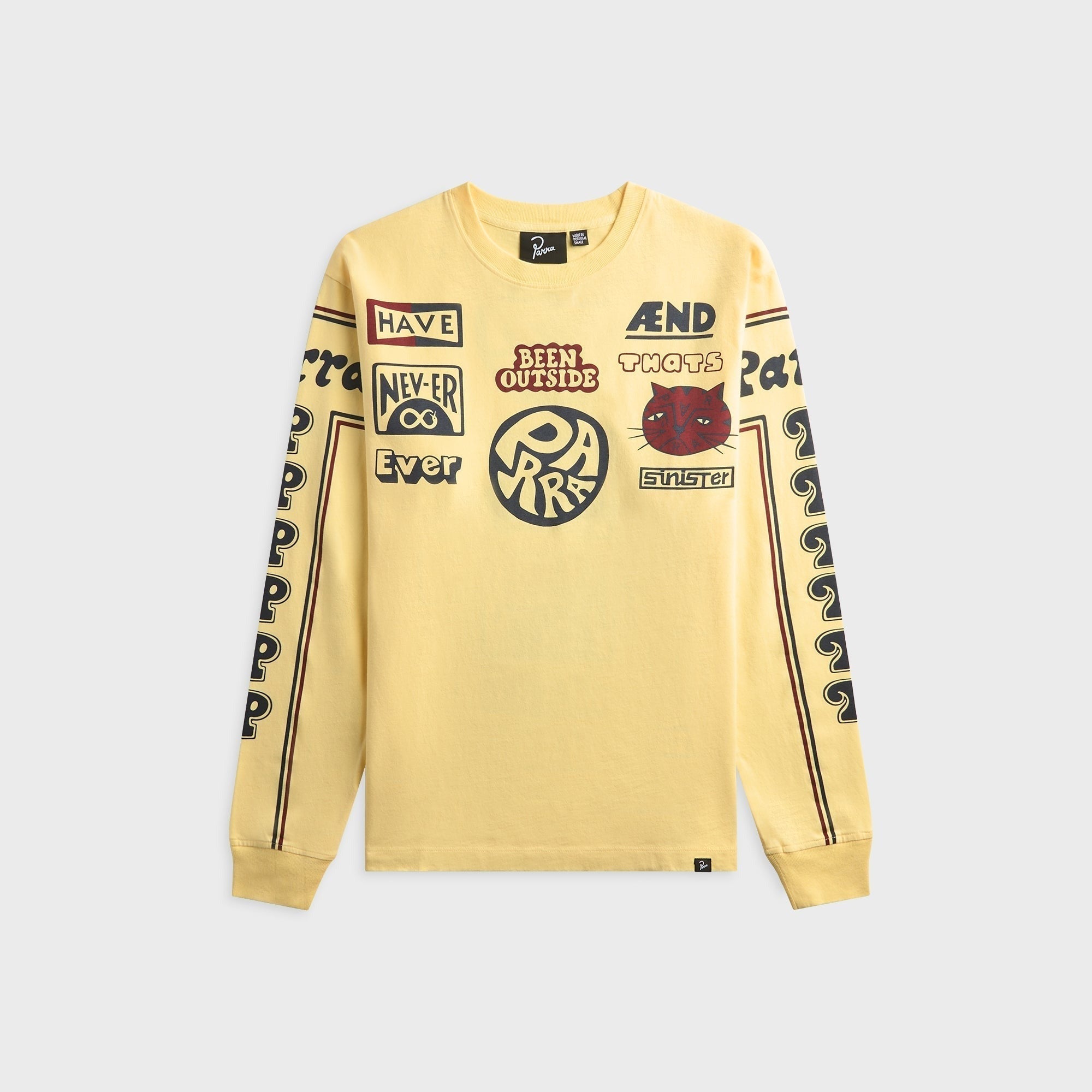 by Parra Never Sinister Long Sleeve Tee - Yellow