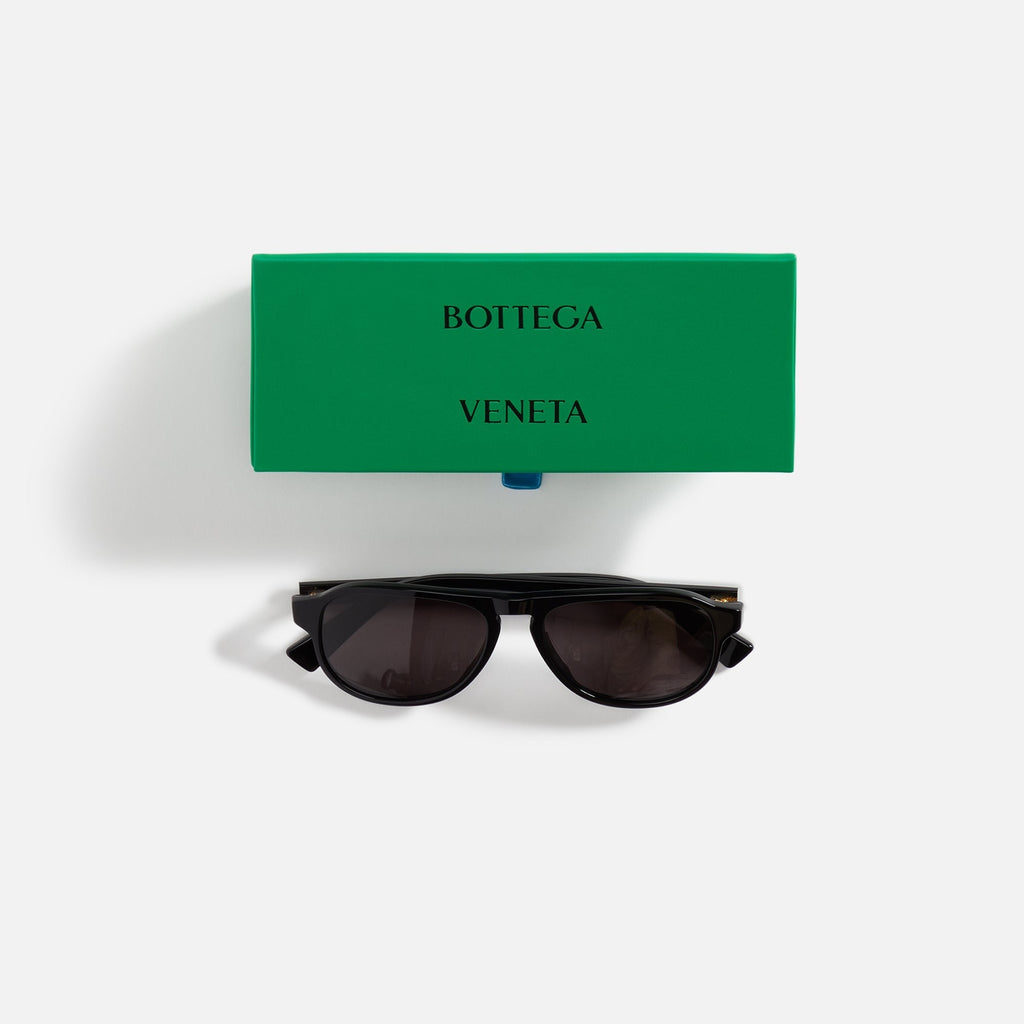 Bottega Veneta Mens 55 Sunglass Recycled Ace - Black