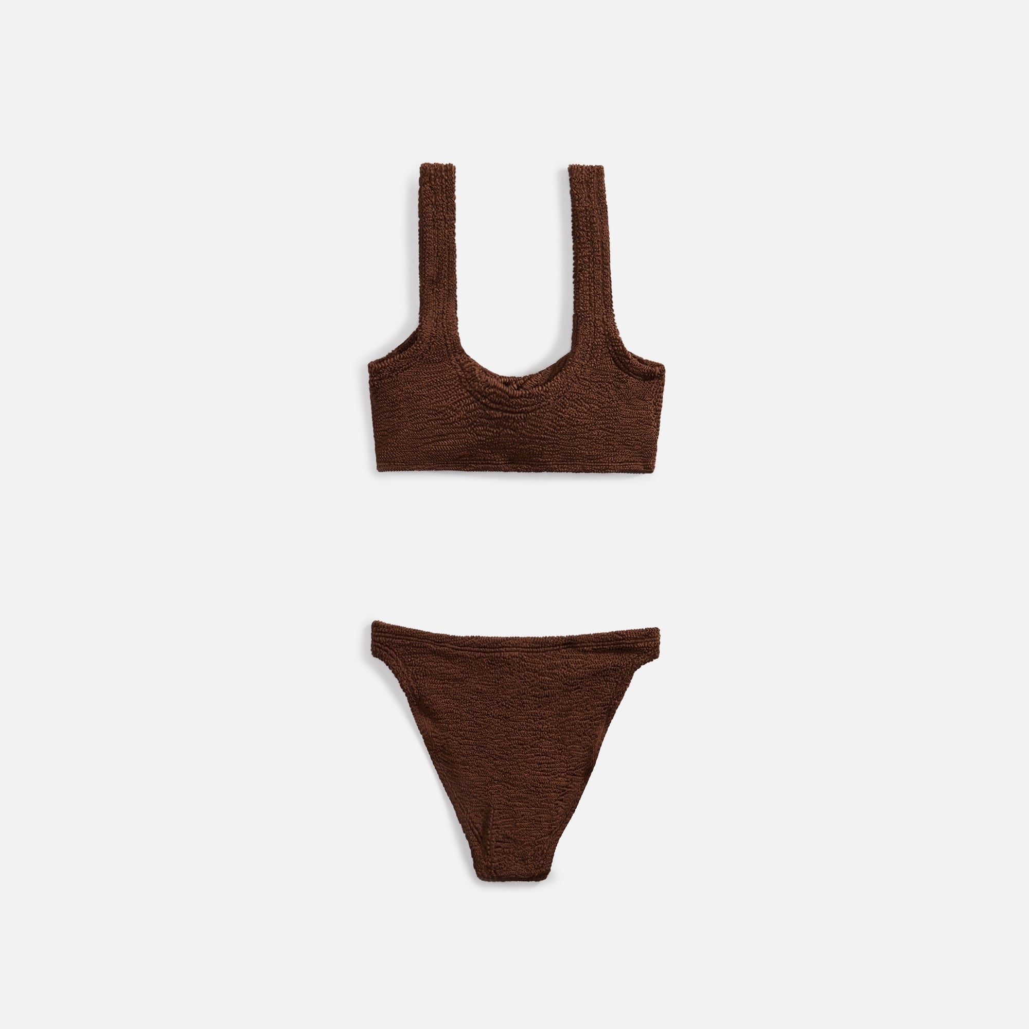 Hunza G Juno Bikini - Metallic Chocolate