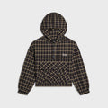 Kith Kids Micro Plaid Snap Harrison Hoodie - Chest - PH